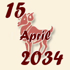 Ovan, 15 April 2034.