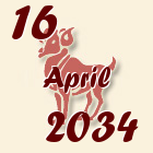 Ovan, 16 April 2034.