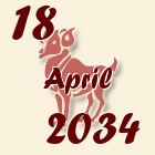 Ovan, 18 April 2034.