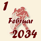 Vodolija, 1 Februar 2034.