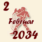 Vodolija, 2 Februar 2034.