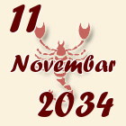 Škorpija, 11 Novembar 2034.