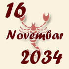 Škorpija, 16 Novembar 2034.