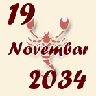 Škorpija, 19 Novembar 2034.