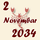 Škorpija, 2 Novembar 2034.