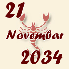 Škorpija, 21 Novembar 2034.