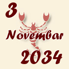 Škorpija, 3 Novembar 2034.