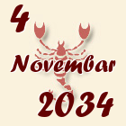 Škorpija, 4 Novembar 2034.