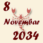 Škorpija, 8 Novembar 2034.