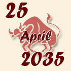 Bik, 25 April 2035.