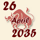 Bik, 26 April 2035.