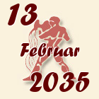 Vodolija, 13 Februar 2035.