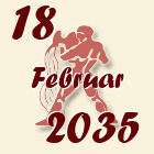 Vodolija, 18 Februar 2035.