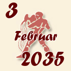 Vodolija, 3 Februar 2035.