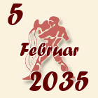 Vodolija, 5 Februar 2035.