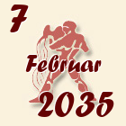 Vodolija, 7 Februar 2035.