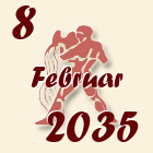 Vodolija, 8 Februar 2035.
