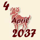 Ovan, 4 April 2037.