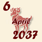 Ovan, 6 April 2037.