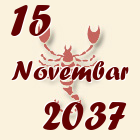 Škorpija, 15 Novembar 2037.