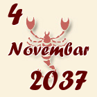 Škorpija, 4 Novembar 2037.