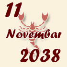 Škorpija, 11 Novembar 2038.