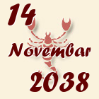 Škorpija, 14 Novembar 2038.