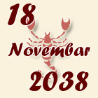 Škorpija, 18 Novembar 2038.