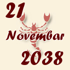 Škorpija, 21 Novembar 2038.