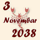 Škorpija, 3 Novembar 2038.