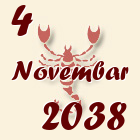 Škorpija, 4 Novembar 2038.
