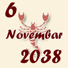 Škorpija, 6 Novembar 2038.