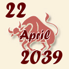 Bik, 22 April 2039.