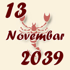 Škorpija, 13 Novembar 2039.