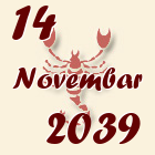 Škorpija, 14 Novembar 2039.