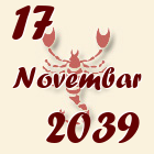 Škorpija, 17 Novembar 2039.