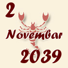 Škorpija, 2 Novembar 2039.