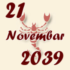 Škorpija, 21 Novembar 2039.