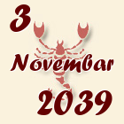 Škorpija, 3 Novembar 2039.