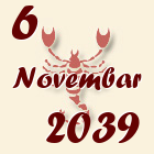 Škorpija, 6 Novembar 2039.