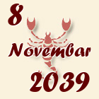 Škorpija, 8 Novembar 2039.