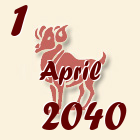 Ovan, 1 April 2040.