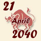 Bik, 21 April 2040.
