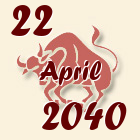 Bik, 22 April 2040.