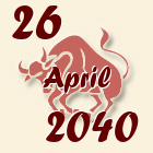 Bik, 26 April 2040.
