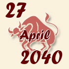 Bik, 27 April 2040.