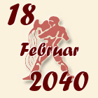 Vodolija, 18 Februar 2040.
