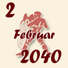Vodolija, 2 Februar 2040.