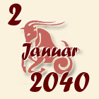 Jarac, 2 Januar 2040.