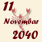 Škorpija, 11 Novembar 2040.